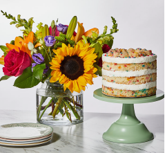 Best Day Bouquet with Milk Bar Birthday Cake